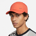 Thrifted Nike Heritage 86 Bright Orange Metal Swoosh Low Profile Dad Hat - 57-59cm