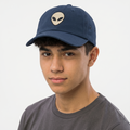 Brandy Melville Navy Blue Alien Embroidered Dad Thrifted Hat