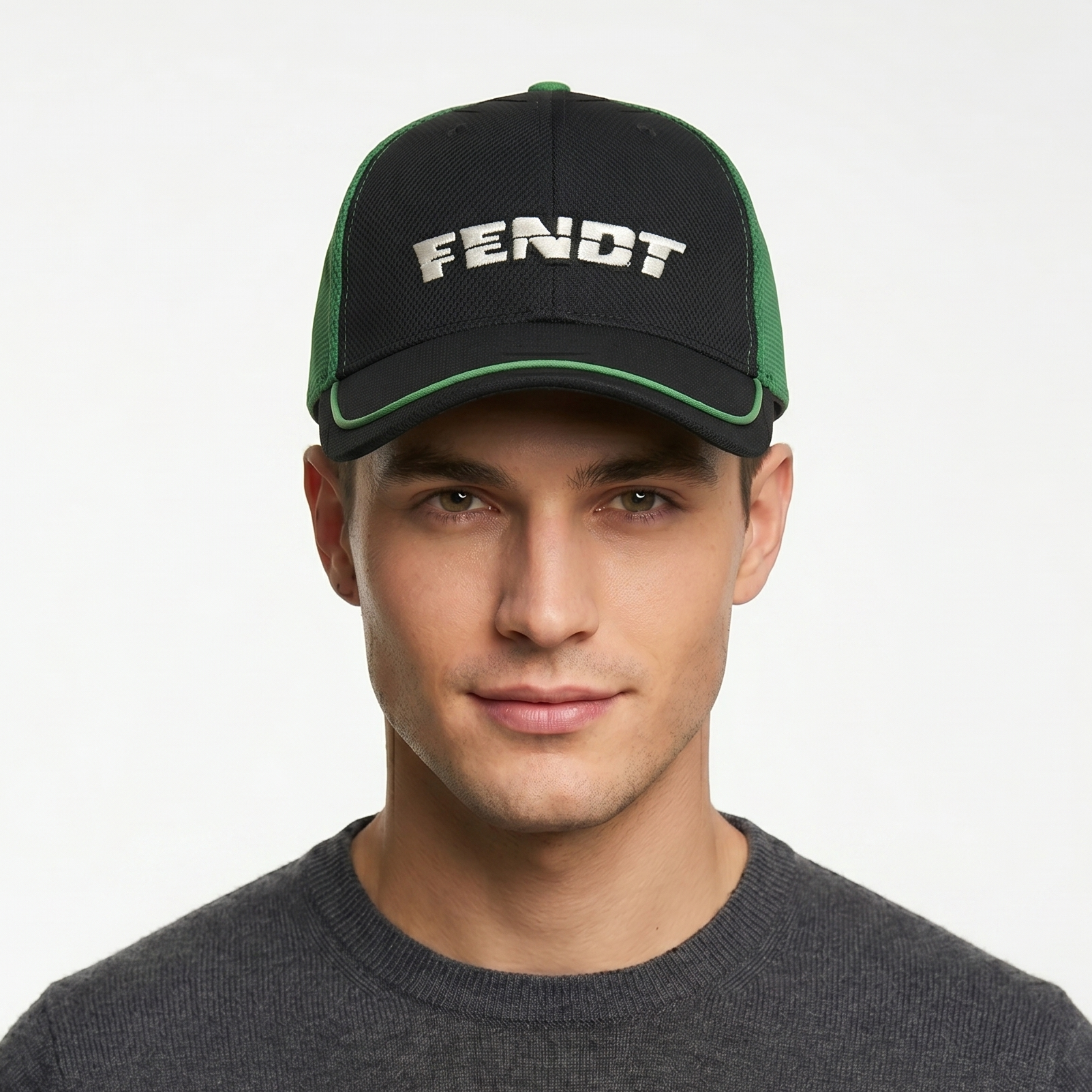 Vintage Fendt Agricultural Machinery Two-Tone Thrifted Cap