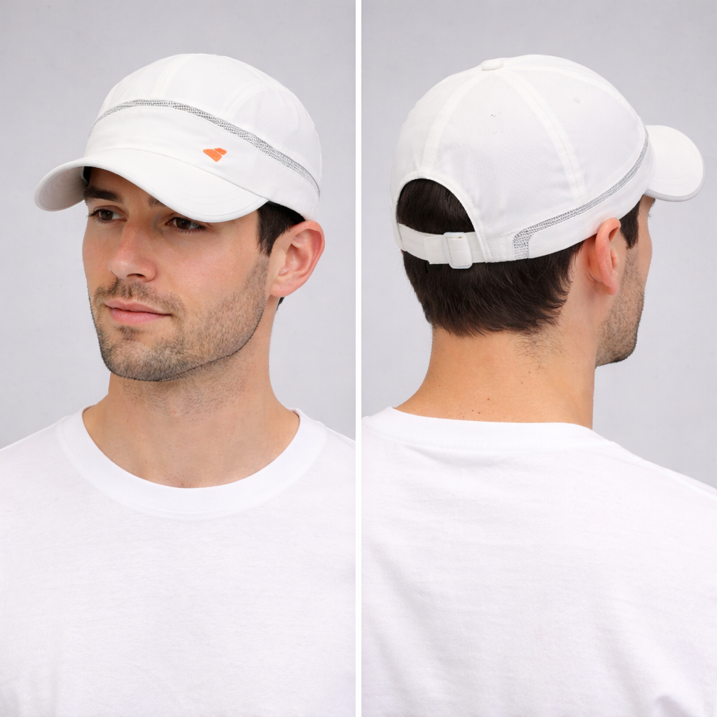 Decathlon Inesis Breathable Mesh Sport Thrifted Hat - White