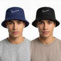 Vintage Nike Cotton Canvas Bucket Hat | Reversible Streetwear Cap
