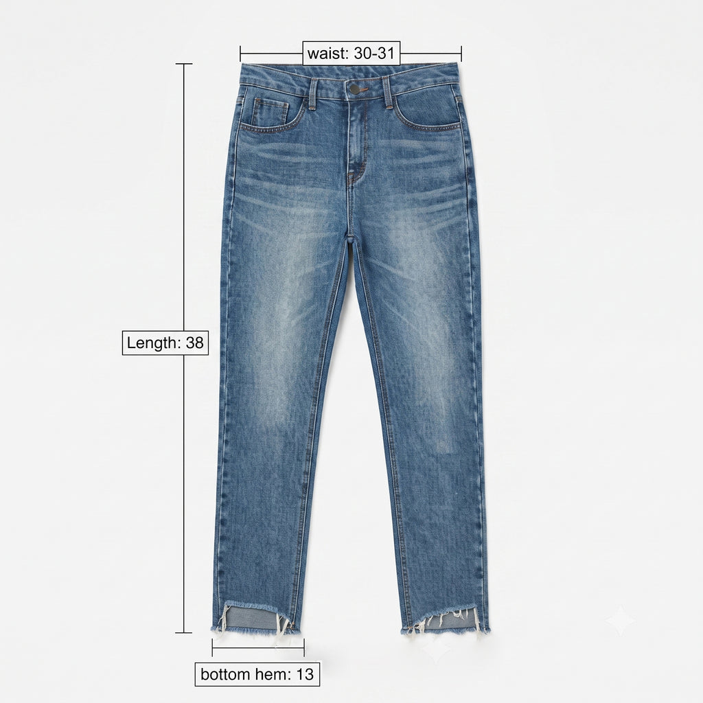 Public & Co. Premium Denim Light Wash Regular Fit Jeans Waist:30-32/ J1108