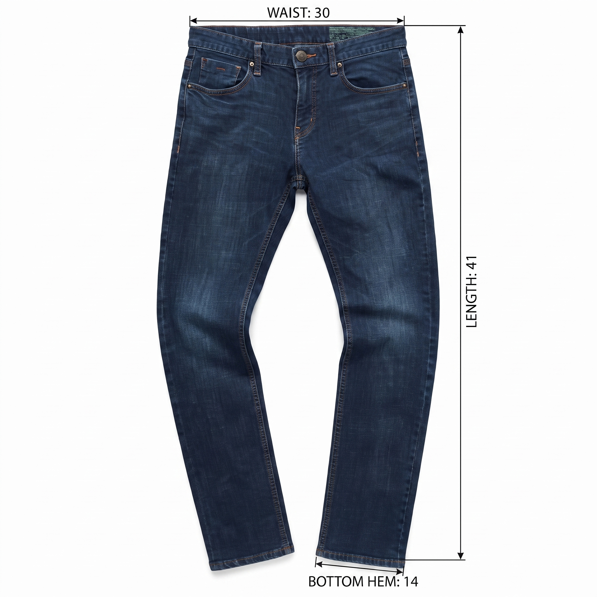 Thrifted Men's R-Athletic Classic Dark Blue Jeans 30 waist/ J1064