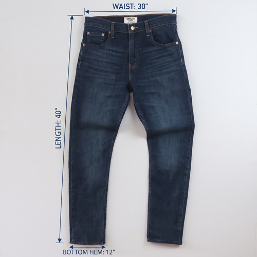 Thrifted Denizen Levi's 286 Slim Taper Jeans - 30 Inch Waist/ J1050