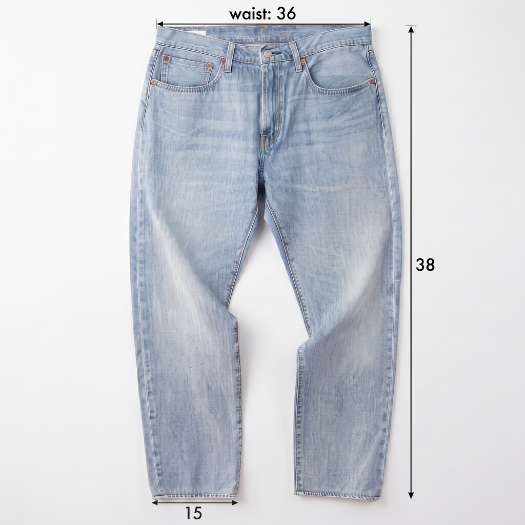 Thrifted Men's Levi's 502 Classic Regular Tapered Denim Waist:36/ J1079