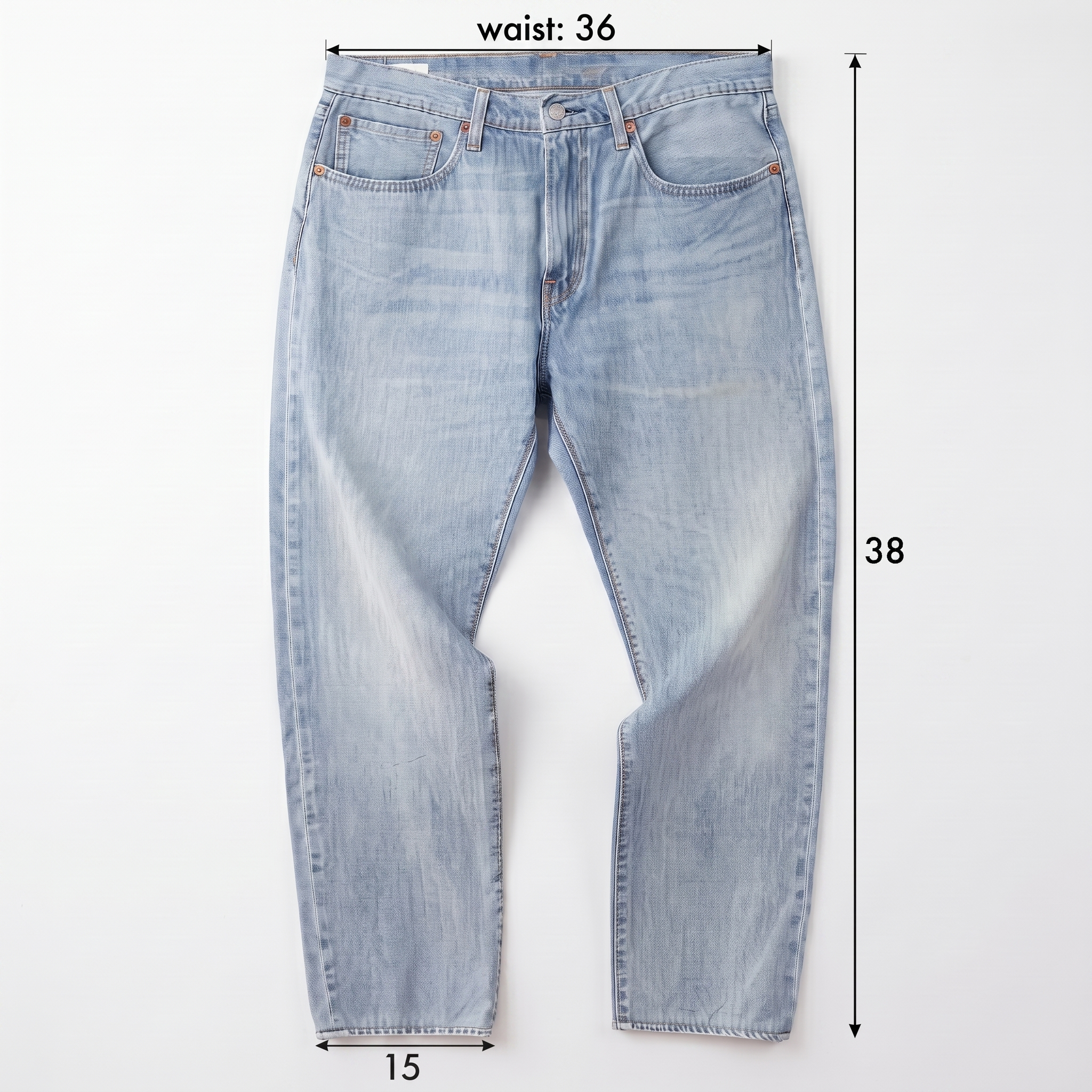 Thrifted Men's Levi's 502 Classic Regular Tapered Denim Waist:36/ J1079