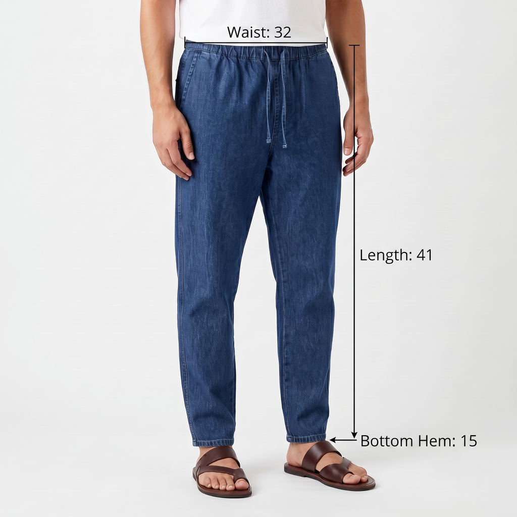 Thrifted Men's Design United Comfort Fit Jogger Jeans waist: 32/ J1076