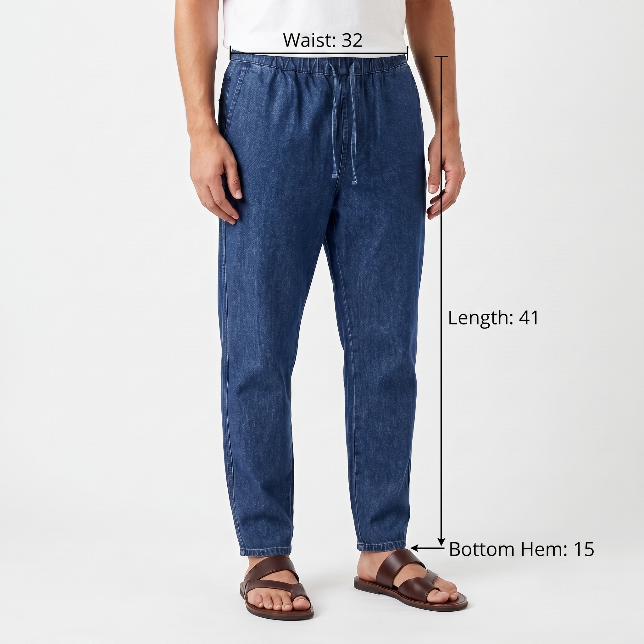 Thrifted Men's Design United Comfort Fit Jogger Jeans waist: 32/ J1076