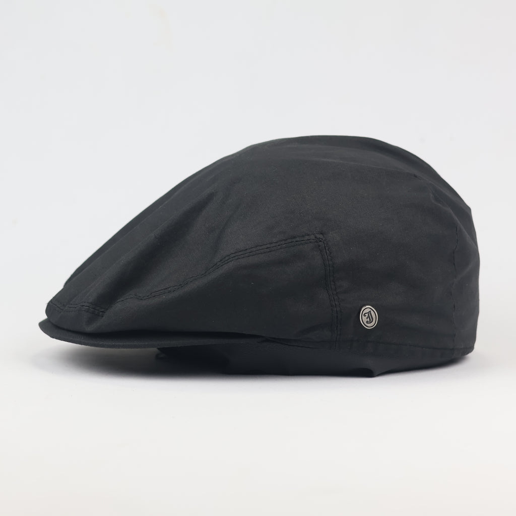 Jaxon & James Black Ivy Thrifted Cap - Classic Vintage Flat Cap