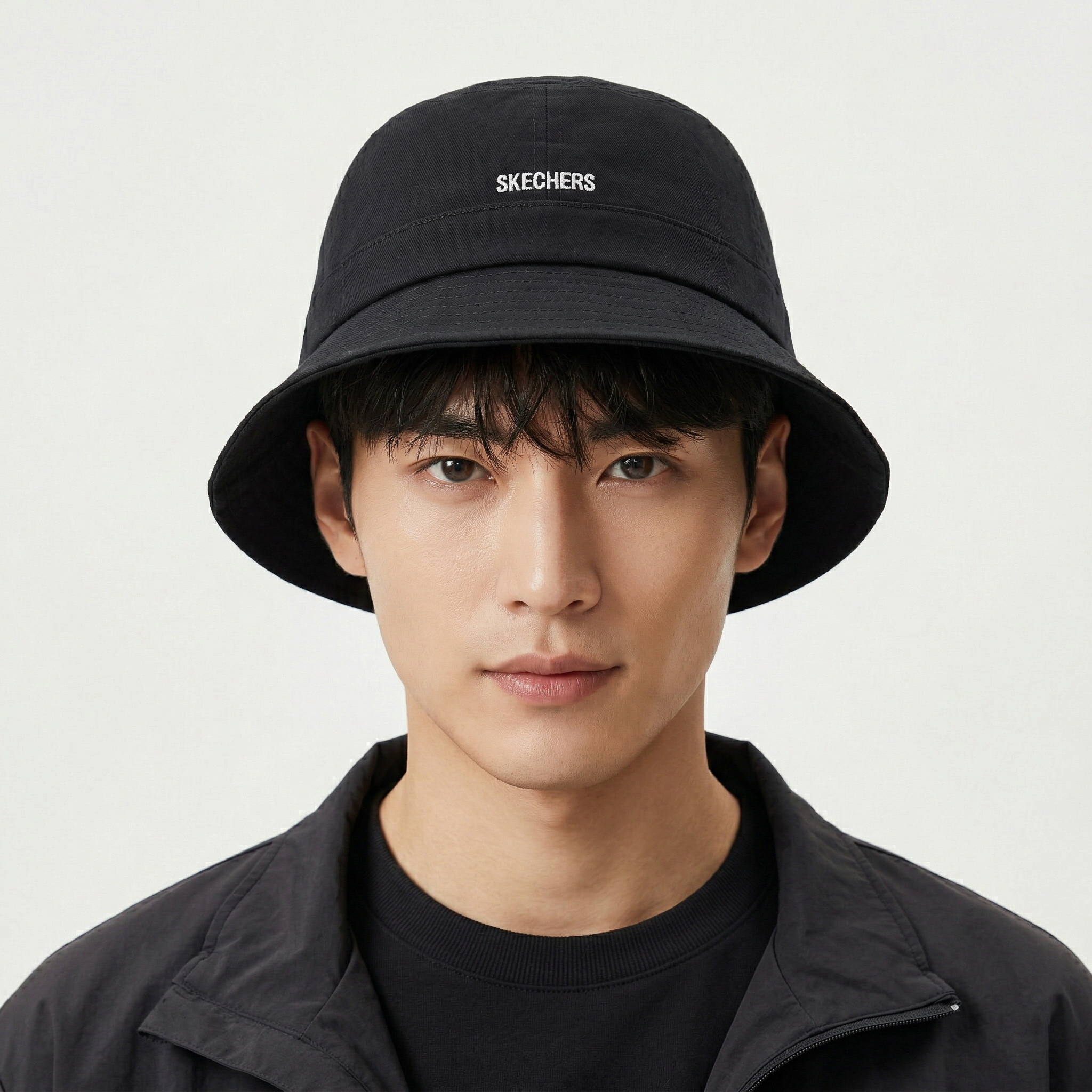 Vintage Skechers Outdoor Bucket Cap - Black Cotton Festival Hat