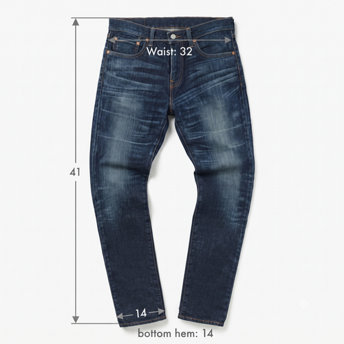 Thrifted Levi's 510 Dark Blue Skinny Denim Waist: 32/ J1097