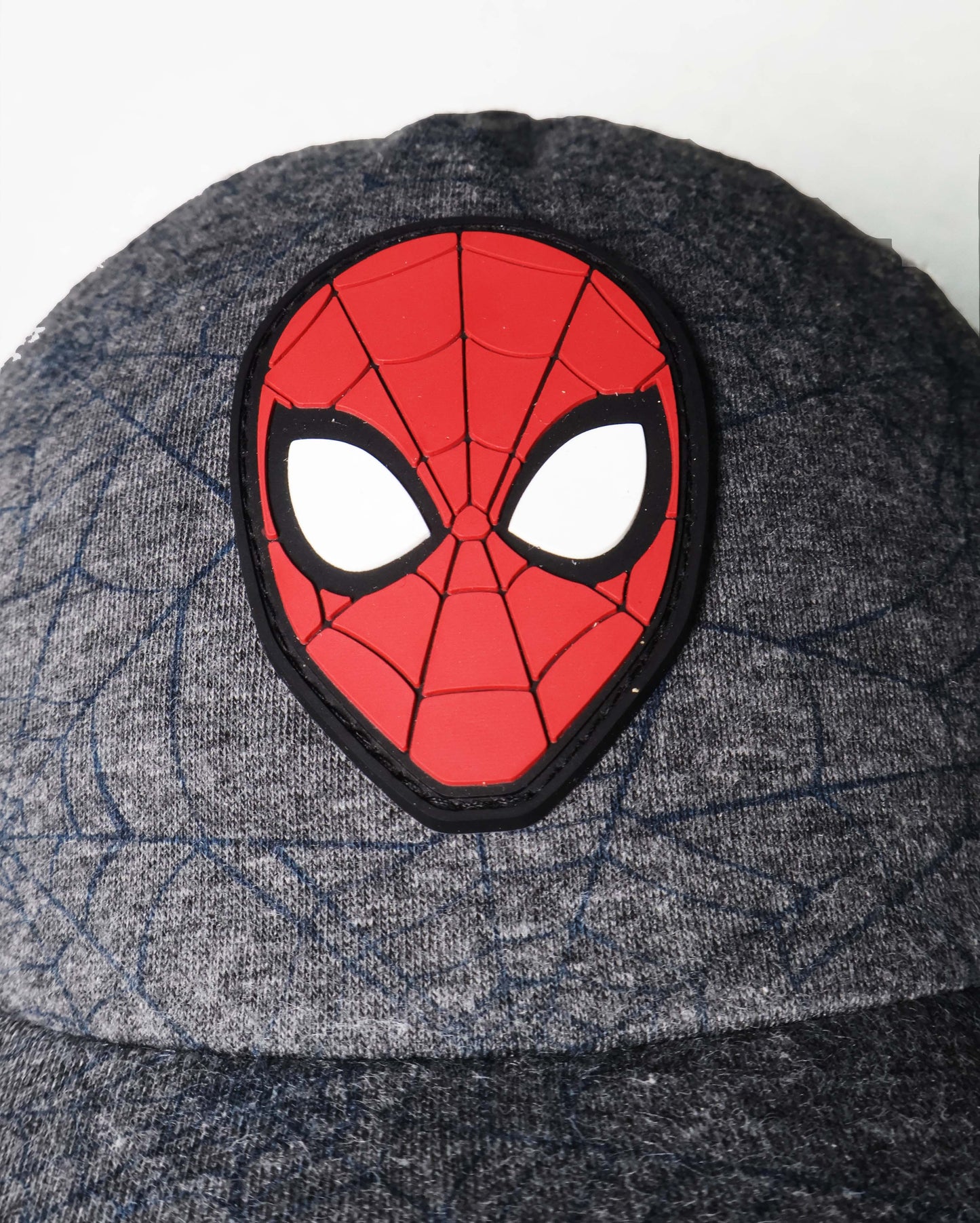 Marvel Spider-Man Web Design Grey Cap for Men – Adjustable Snapback