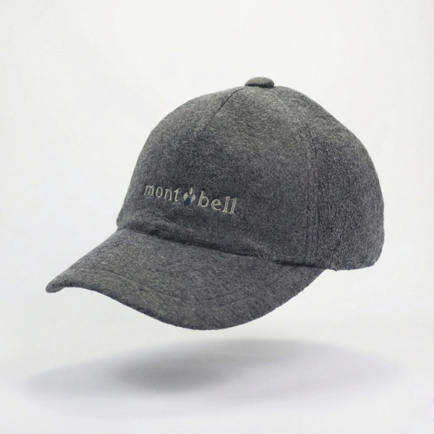 Montbell Japan Fleece Earflap Cap - Charcoal Grey - Adjustable Winter Hat