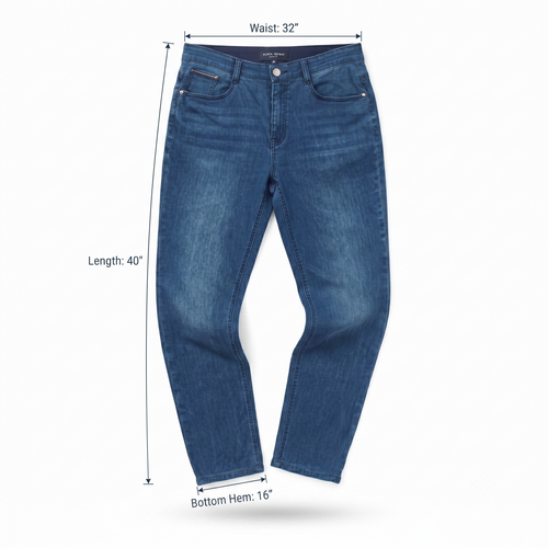 Thrifted Bang Bang Men's Blue Straight Fit Jeans 32 Waist/ J1035