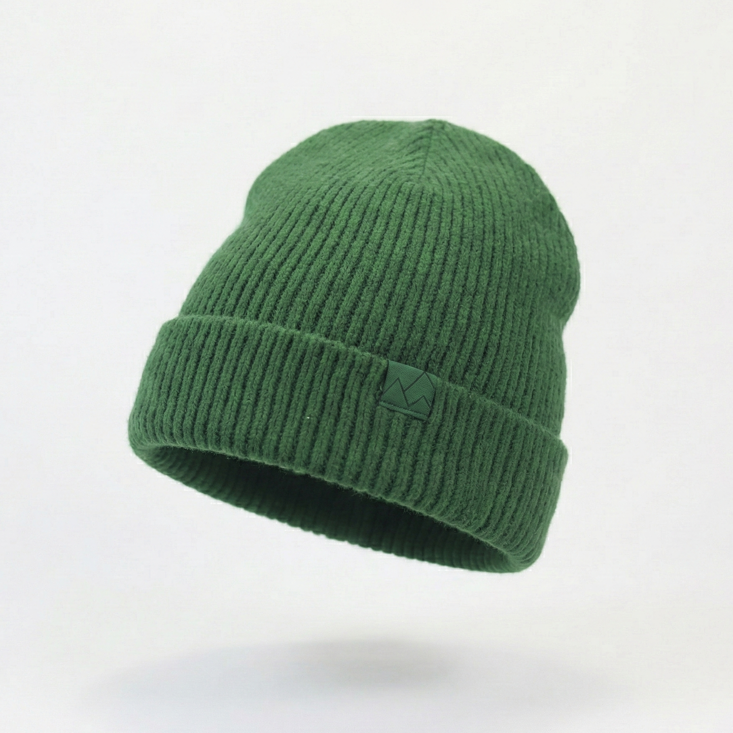 H&M Kids Dark Green Ribbed Thrifted Beanie – Soft Knit Winter Hat