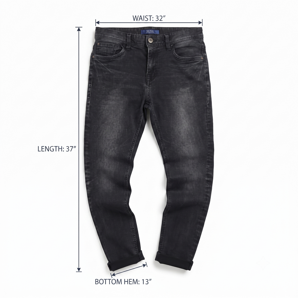 Thrifted Get Used New York Men's Dark Wash Jeans - 32 Inch Waist/ J1027