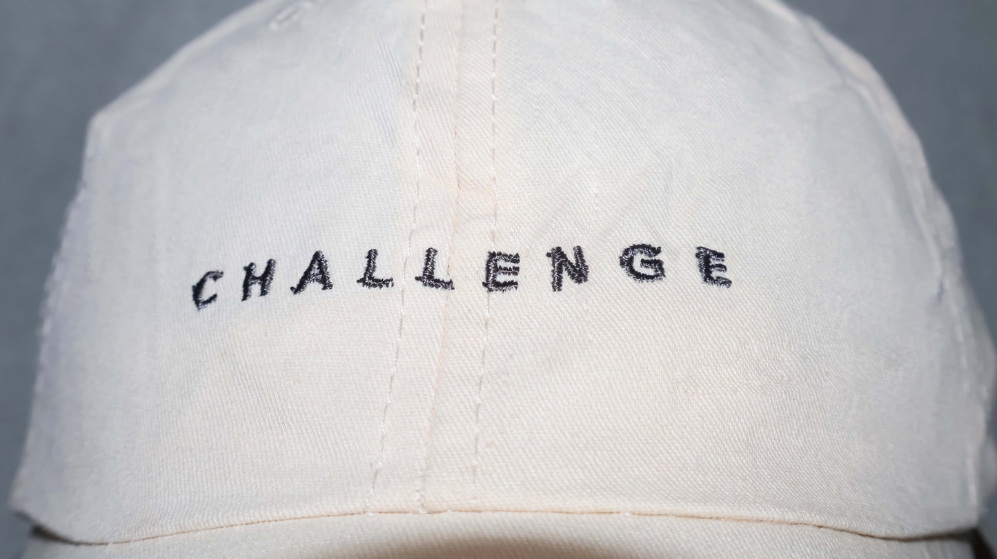 Chic "Challenge" Embroidered Baseball Cap - Trendy Adjustable Hat