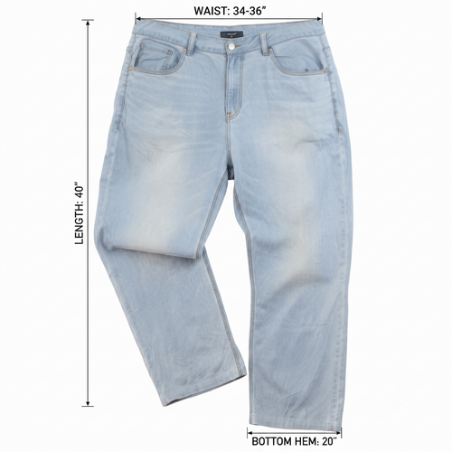 Vintage CHASE+ Light Blue Denim Jeans - 40 Inch Length/ J1053