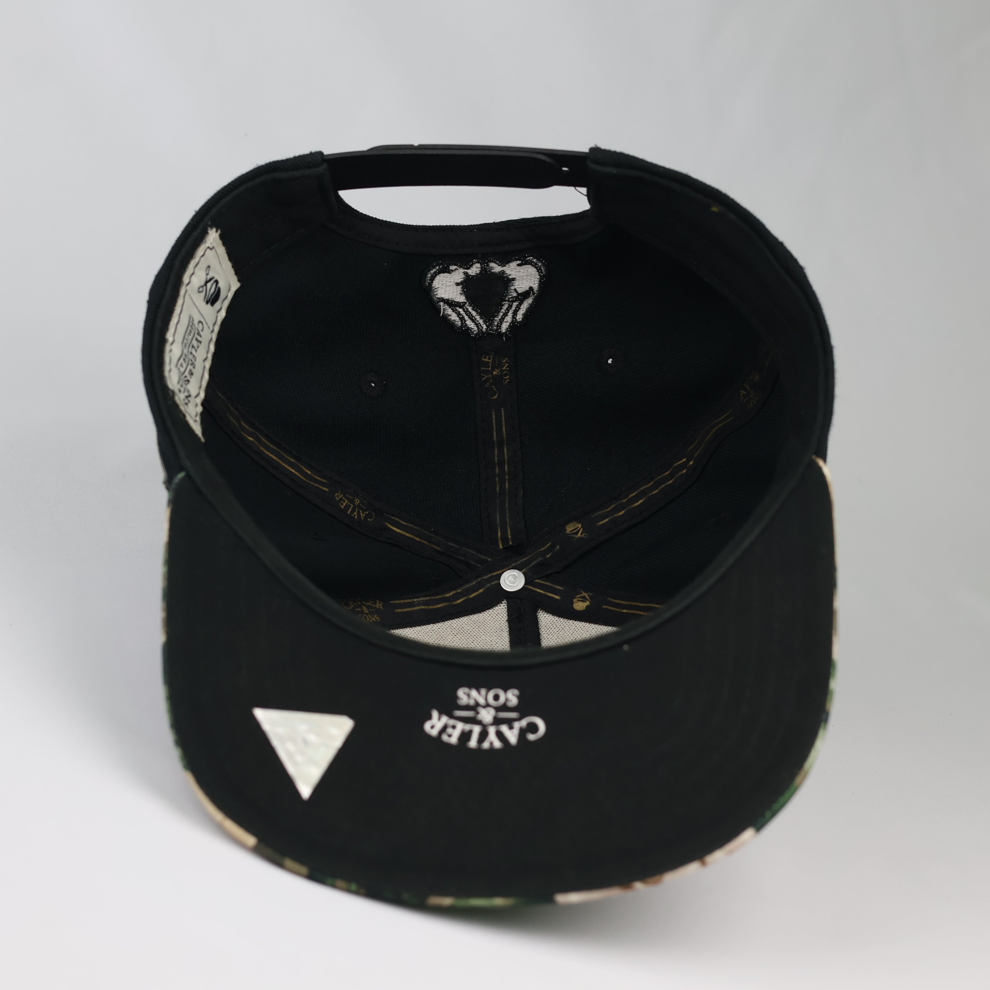 Cayler & Sons Black Brooklyn Snapback Thrifted Hat