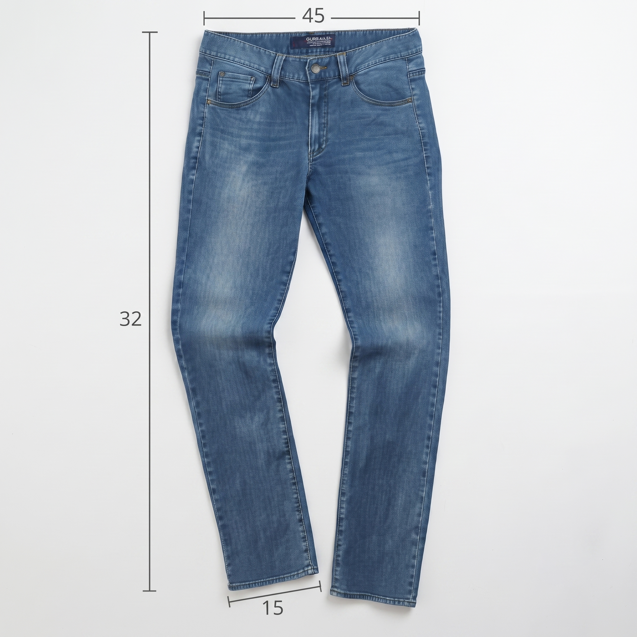 Thrifted Men's Guess Wash Denim Trousers Waist:32/ J1093