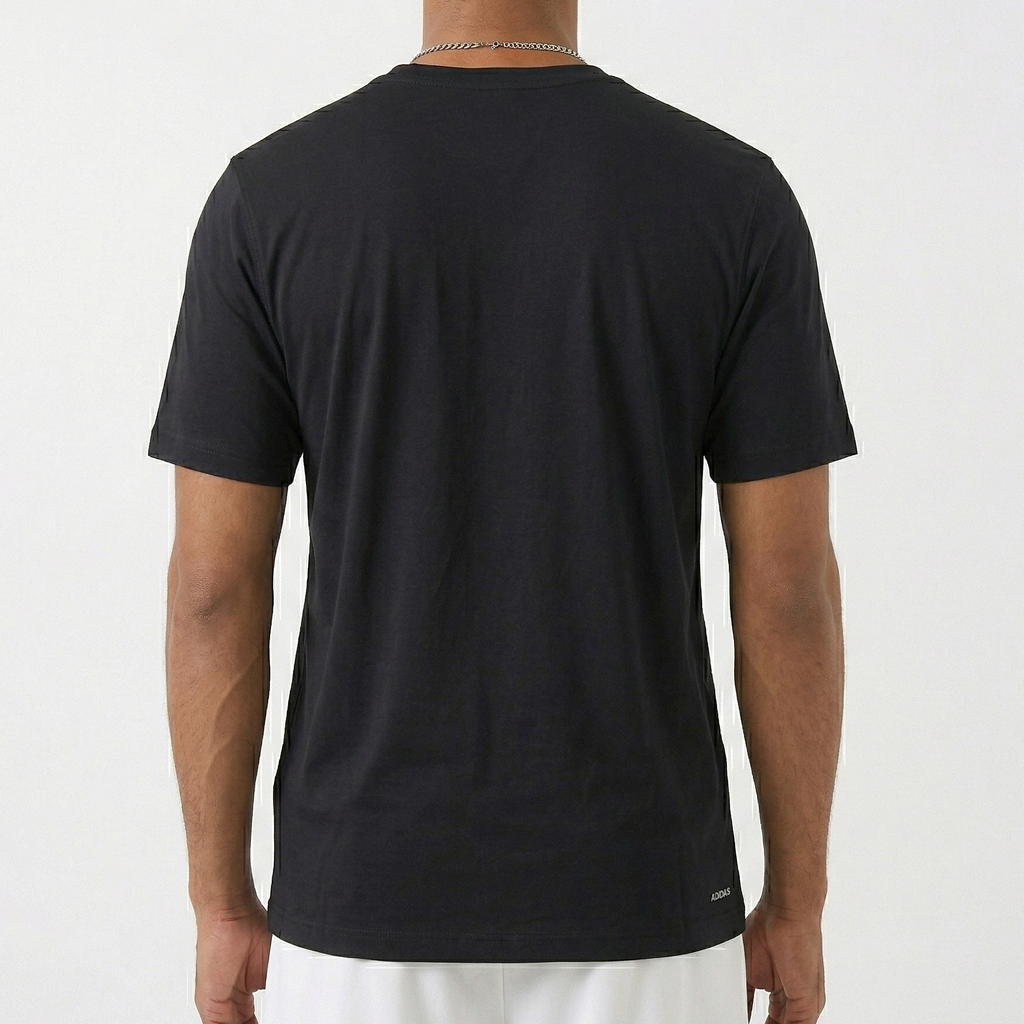 NBA Men’s Performance Graphic Thrifted T-Shirt - Black Halftone Logo