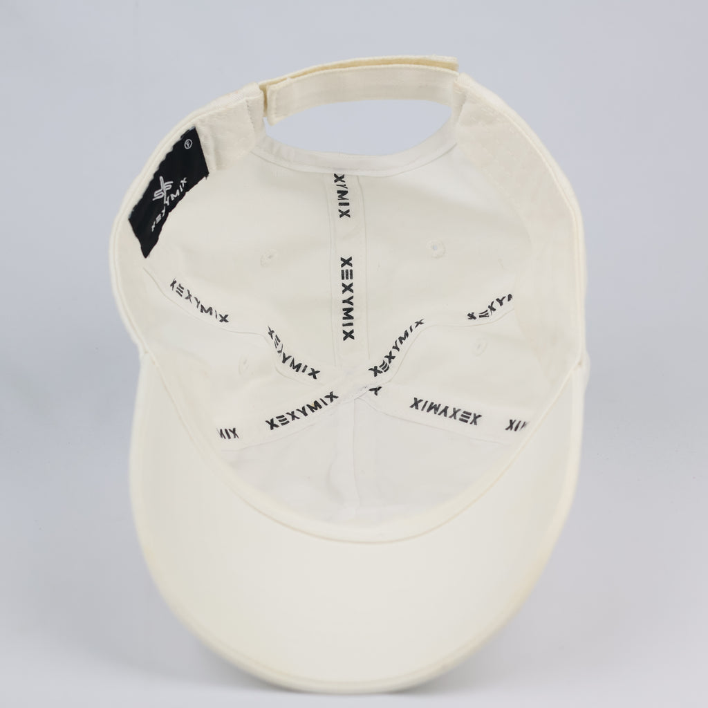 Thrifted Xexymix Korean Athleisure Baseball Hat | Cream