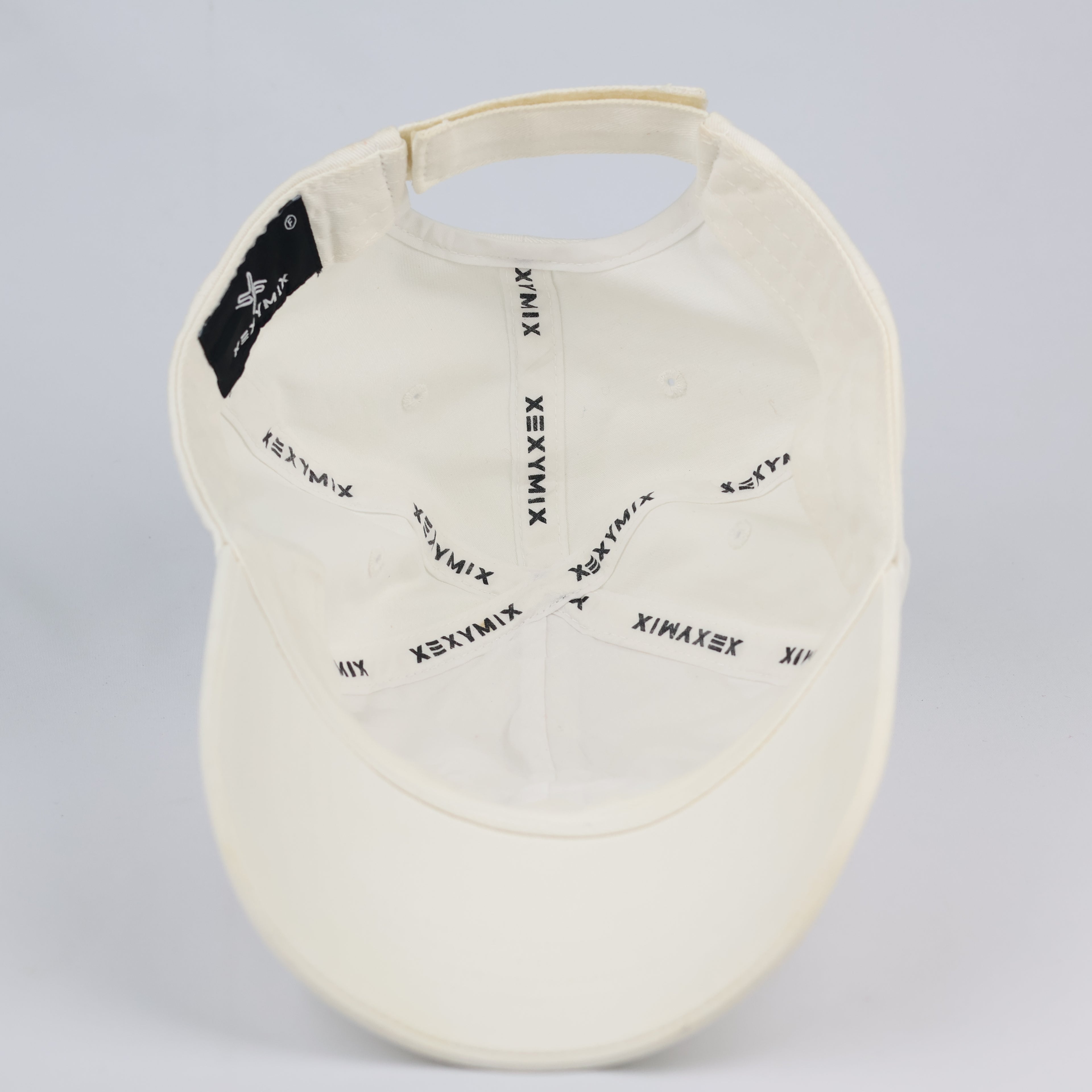 Thrifted Xexymix Korean Athleisure Baseball Hat | Cream