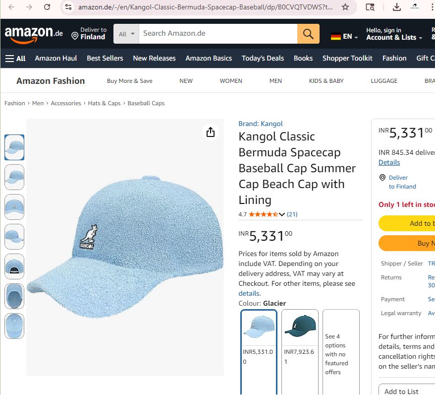 Kangol Kids Soft Fleece Snapback Hat - 54cm (Ages 8-12)