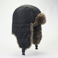 Men & Women Winter Trapper Hat with Faux Fur Lining Russian Ushanka Hat with Earflap Hats Outdoor Cycling Ski Hat Windproof with Adjustable Chin Strap