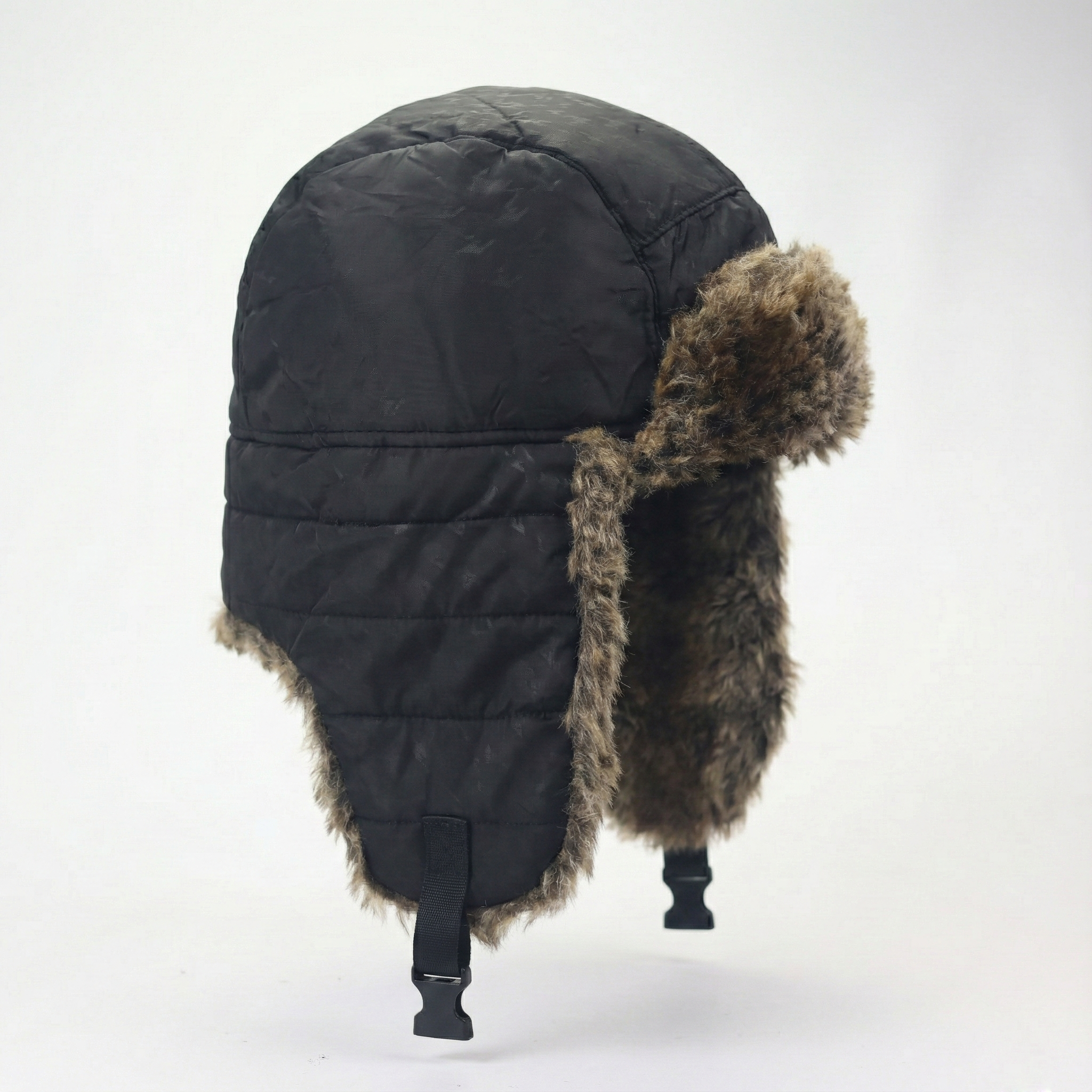 Men & Women Winter Trapper Hat with Faux Fur Lining Russian Ushanka Hat with Earflap Hats Outdoor Cycling Ski Hat Windproof with Adjustable Chin Strap