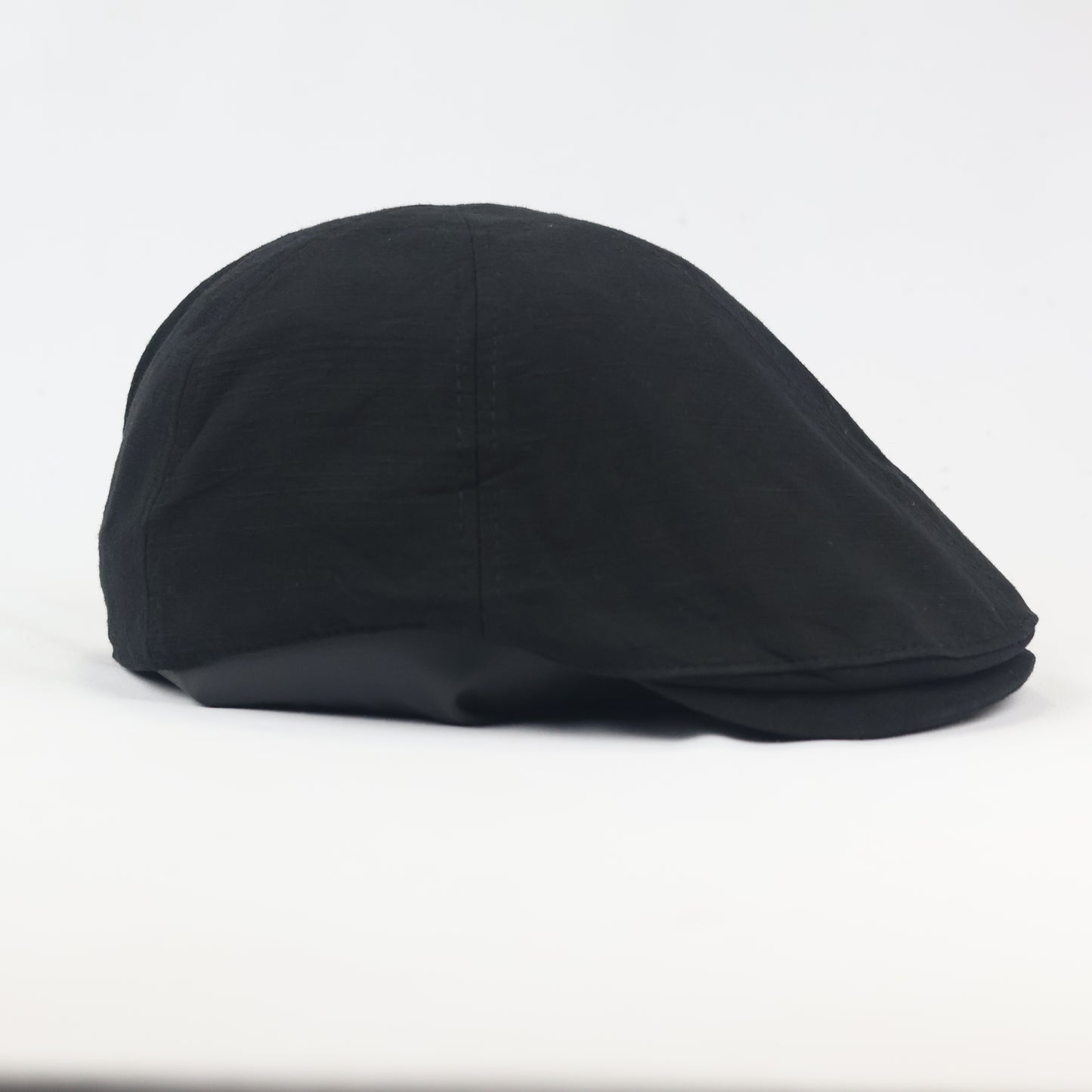 Vintage Seoul Cap "Send Your Good Luck" Newsboy Thrifted  Hat - Black