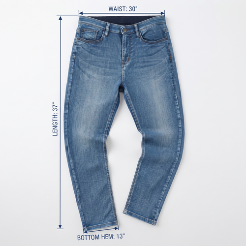 Classic Blue Denim Jeans by Blank Premium - 30 Inch Waist/ J1047