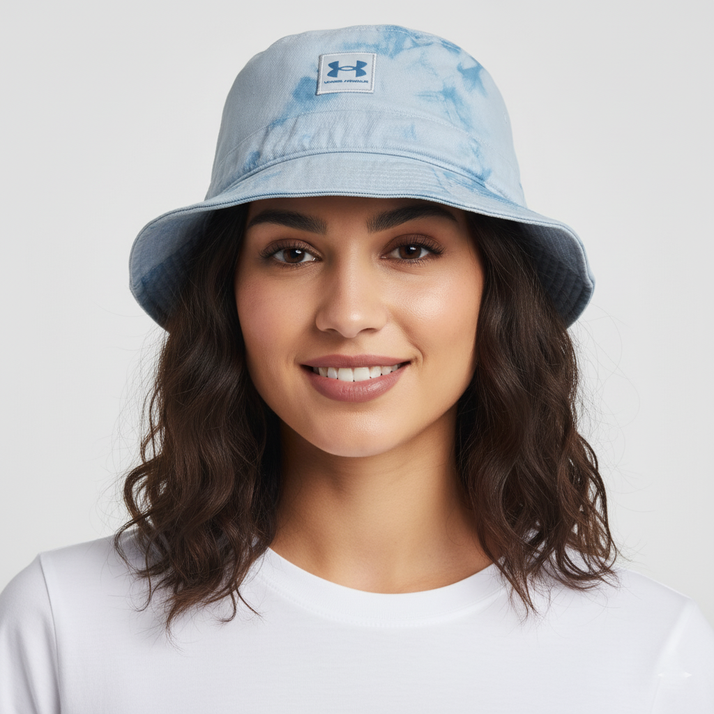 Under Armour Logo Tie-Dye Bucket Hat - Size 59cm