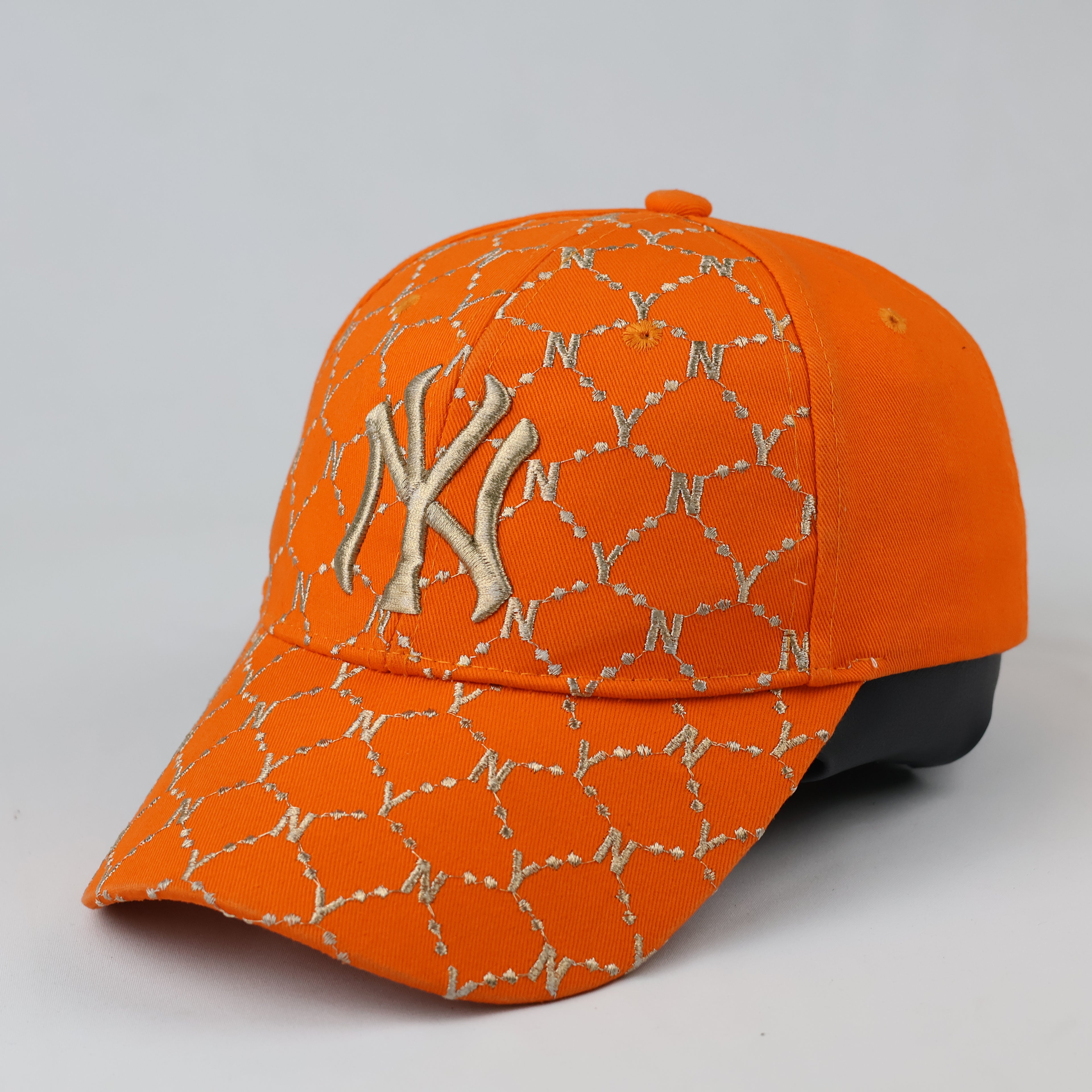 Thrifted NY Yankees All-Over Print Embroidered Hat | 55-57 cm