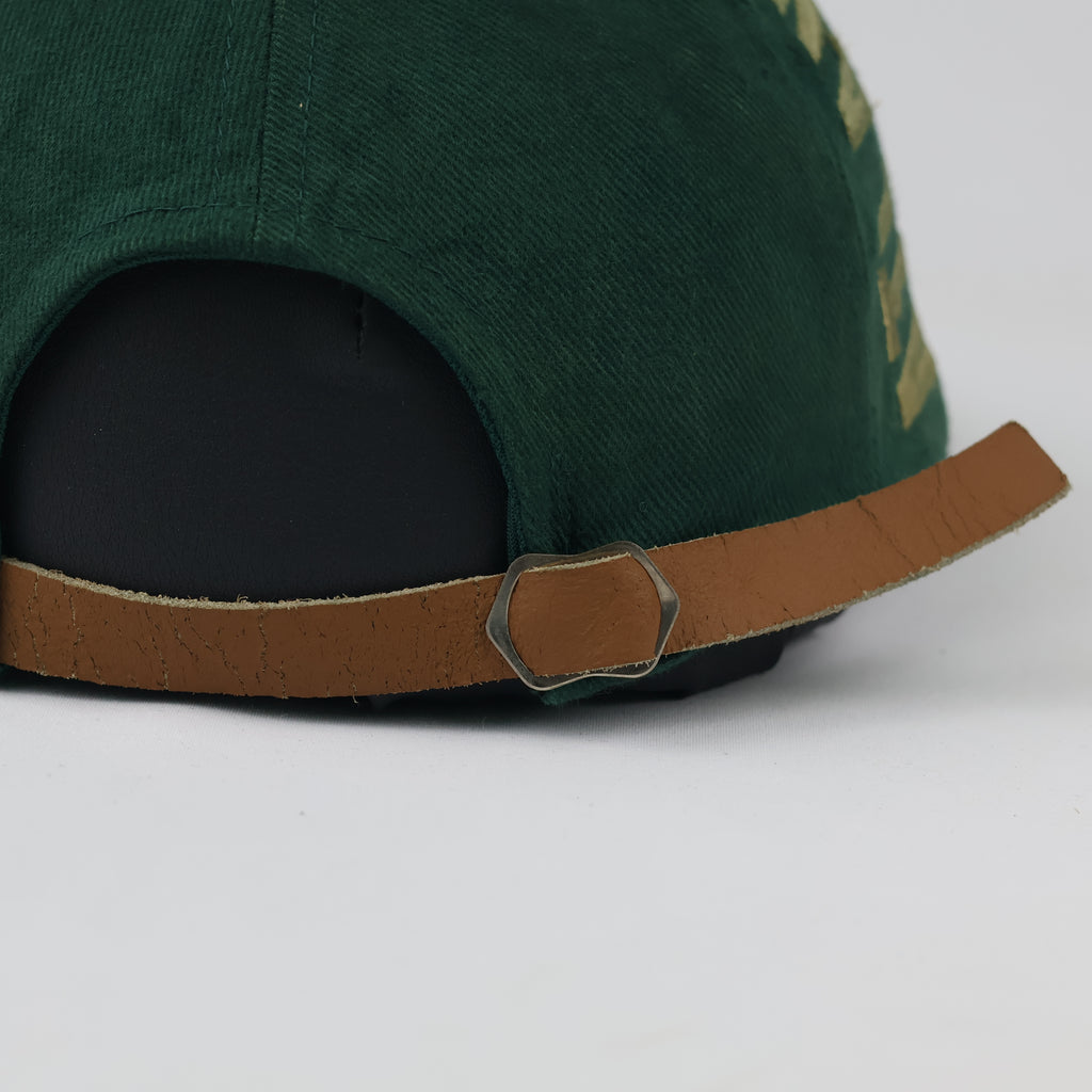 Thrifted 1996 Atlanta Olympics Green Cap | Suede Brim Strapback