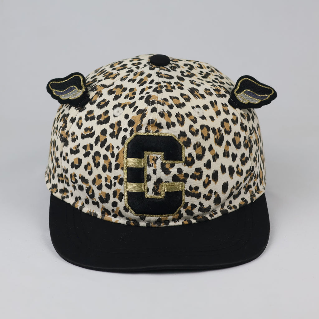 Thrifted Commencer Animal Print Cap | Chenille Letter C Snapback