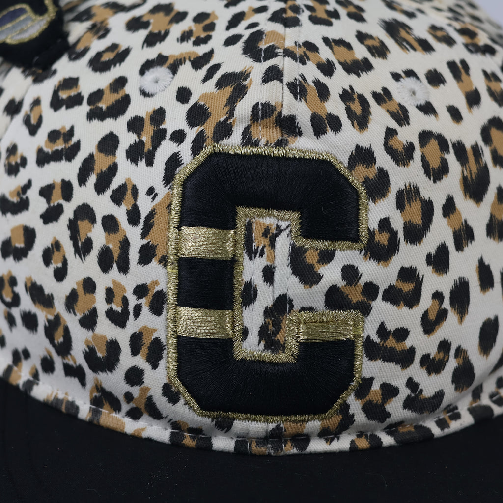 Thrifted Commencer Animal Print Cap | Chenille Letter C Snapback