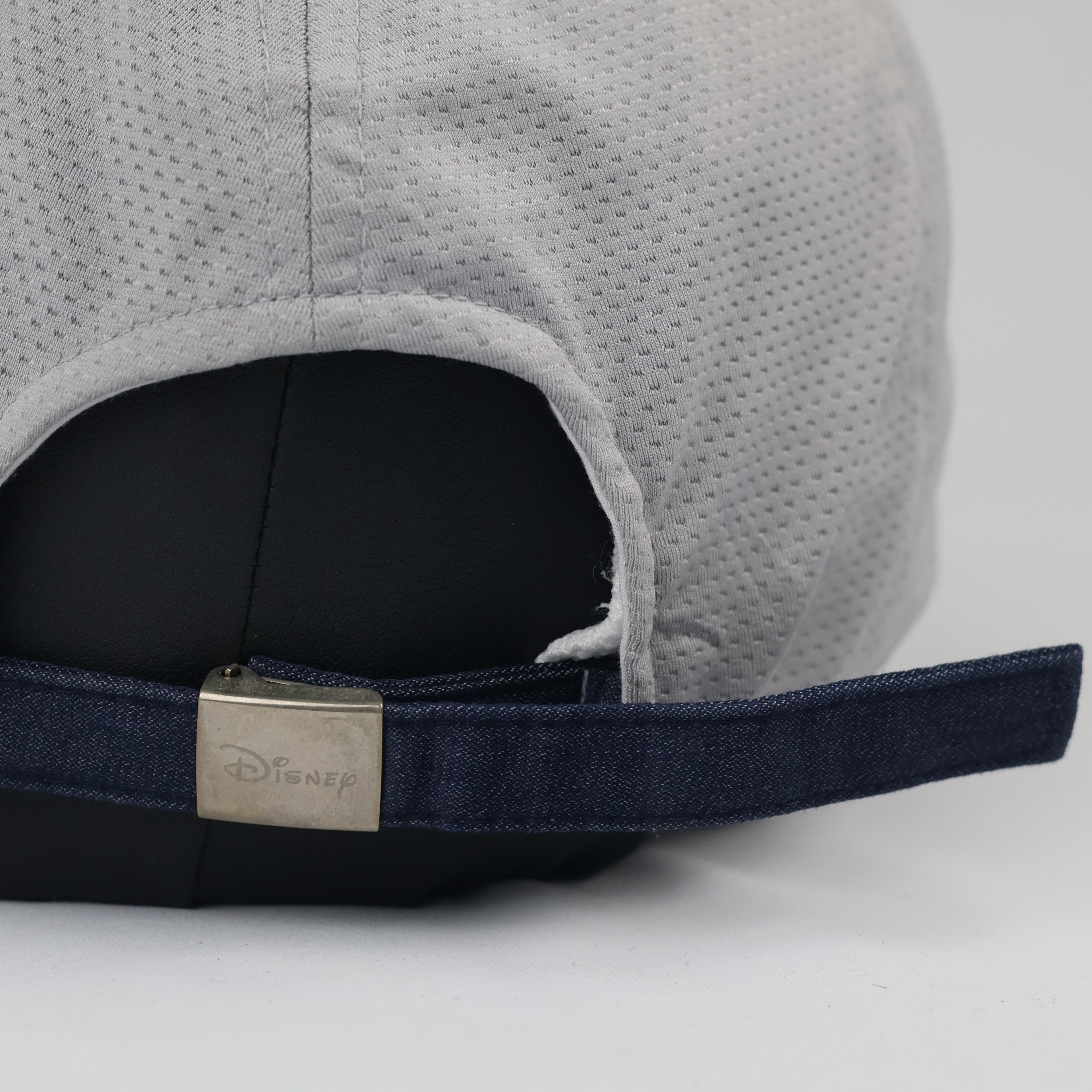 Thrifted Disney Navy Blue & Grey Mesh Cap | Retro 1930 Graphic