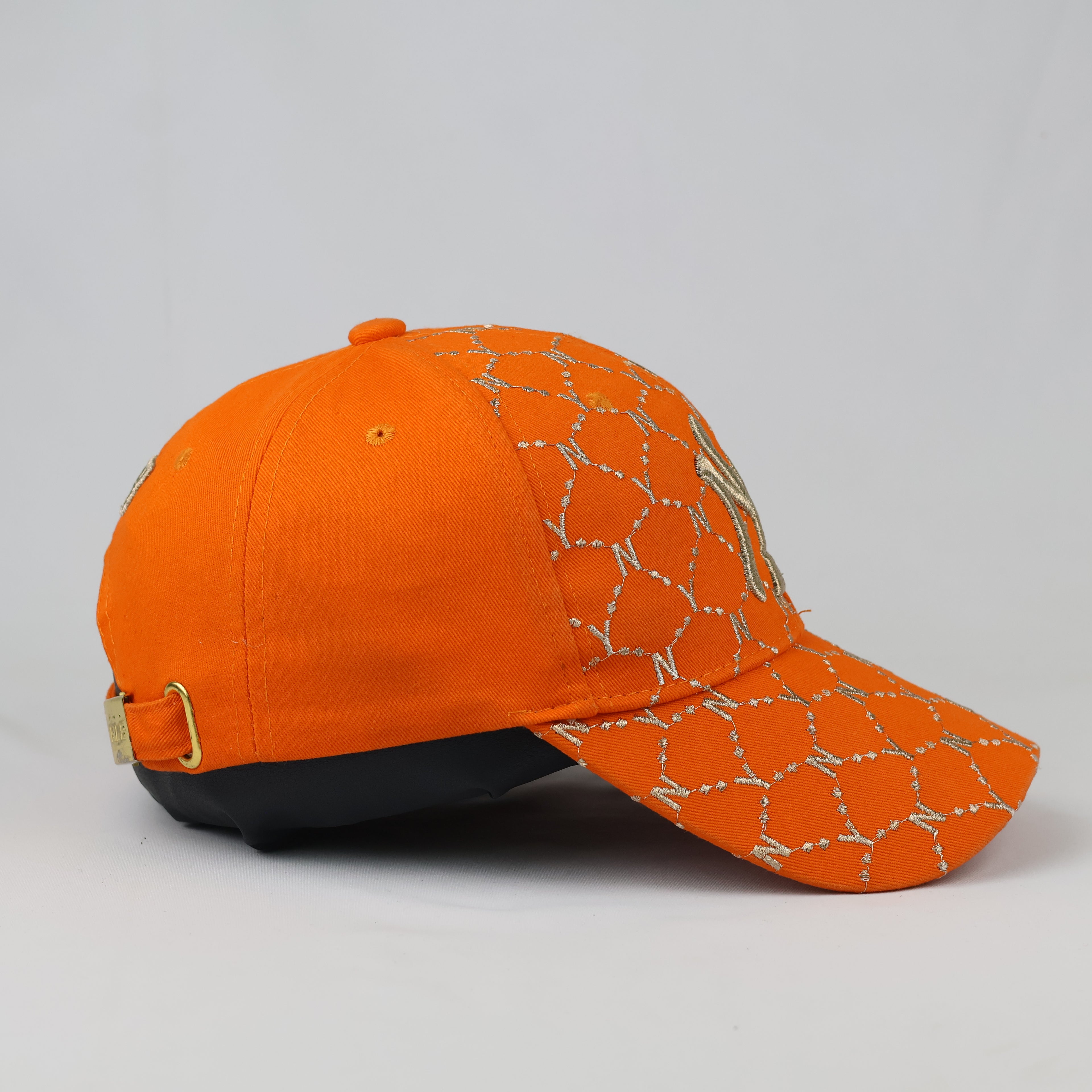 Thrifted NY Yankees All-Over Print Embroidered Hat | 55-57 cm