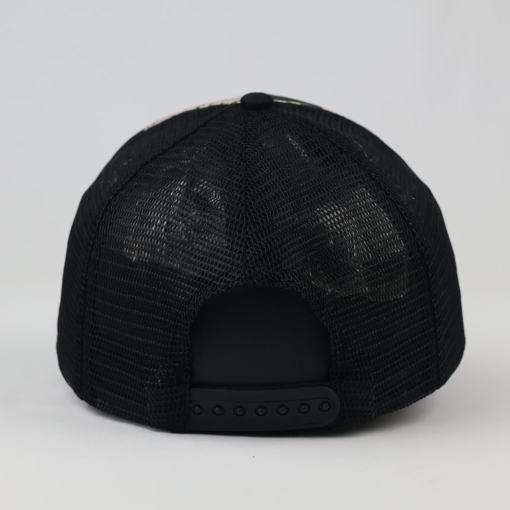 Thrifted Graphic Script Mesh Trucker Cap | Adjustable 54-58 cm