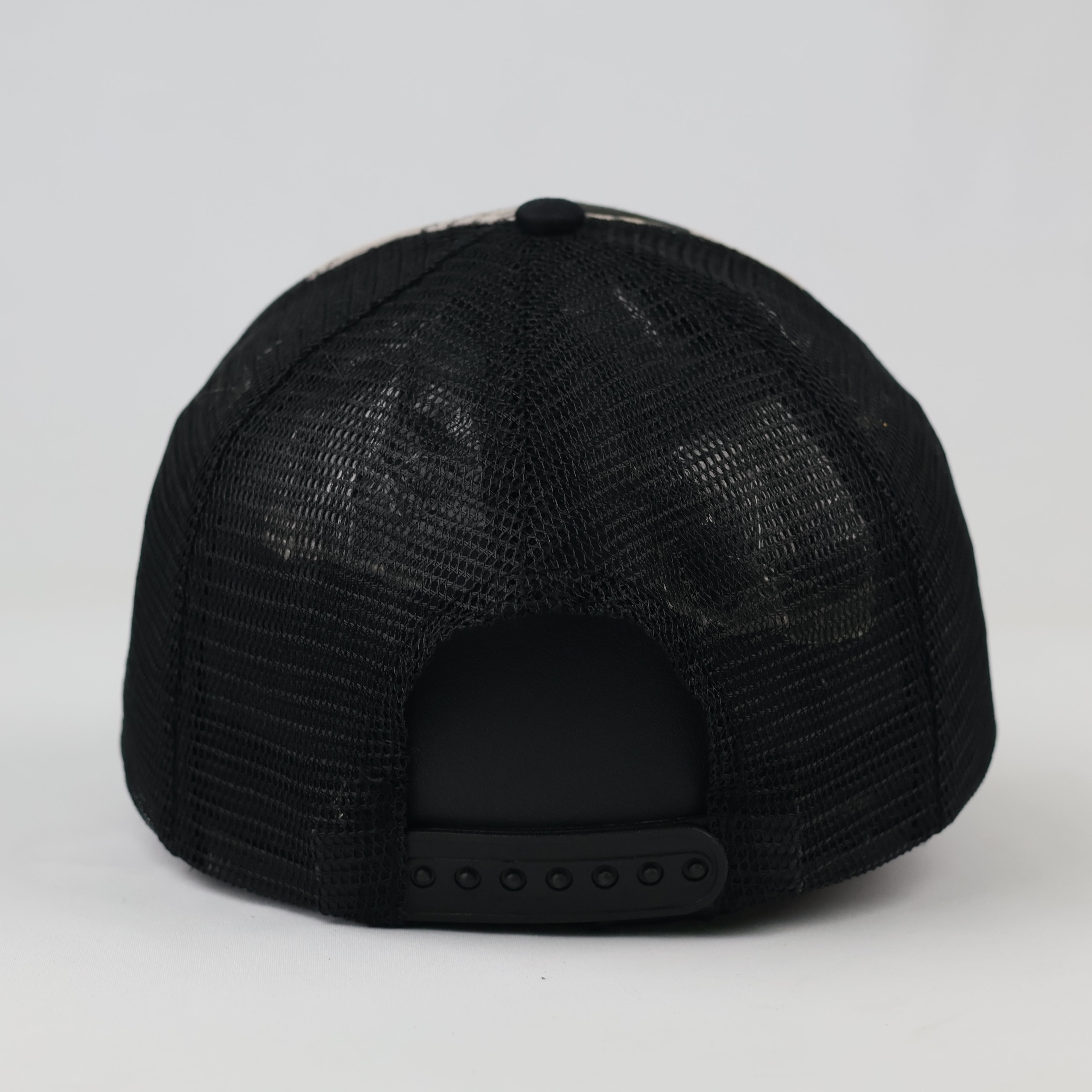 Thrifted Graphic Script Mesh Trucker Cap | Adjustable 54-58 cm
