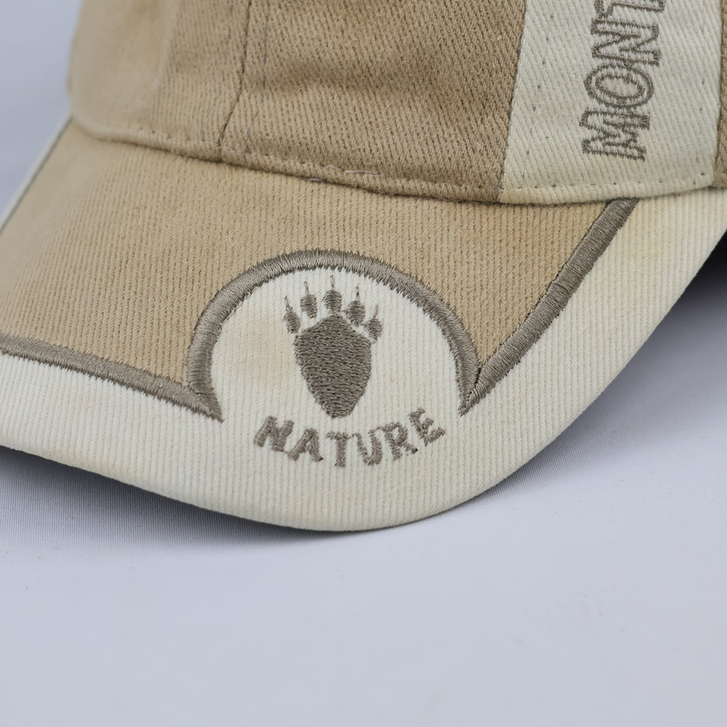 Thrifted Khaki Two-Tone Outdoor Hat | Adjustable Size 55-57cm