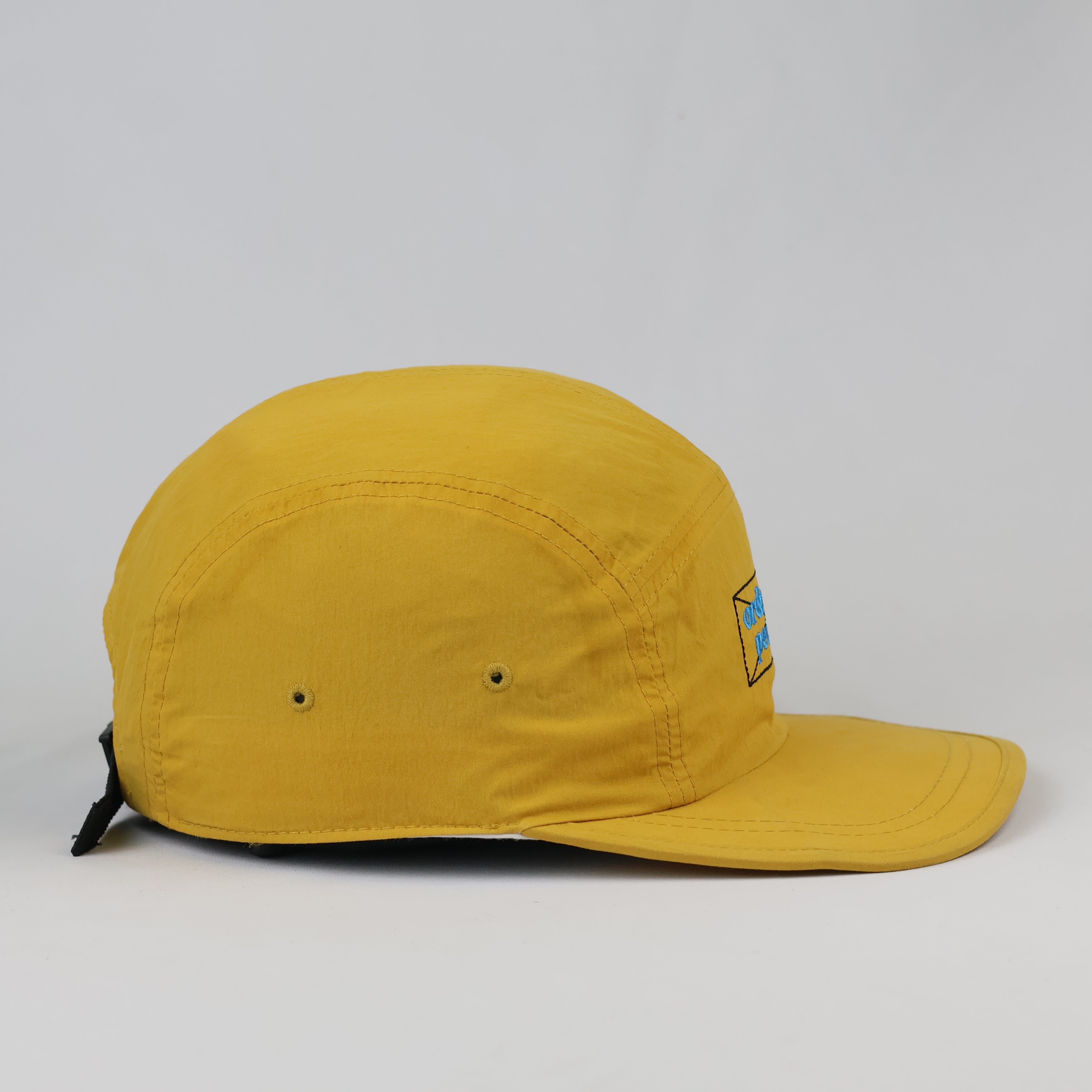 Thrifted Mustard Yellow 5 Panel Cap | Adjustable Size 57-59 cm