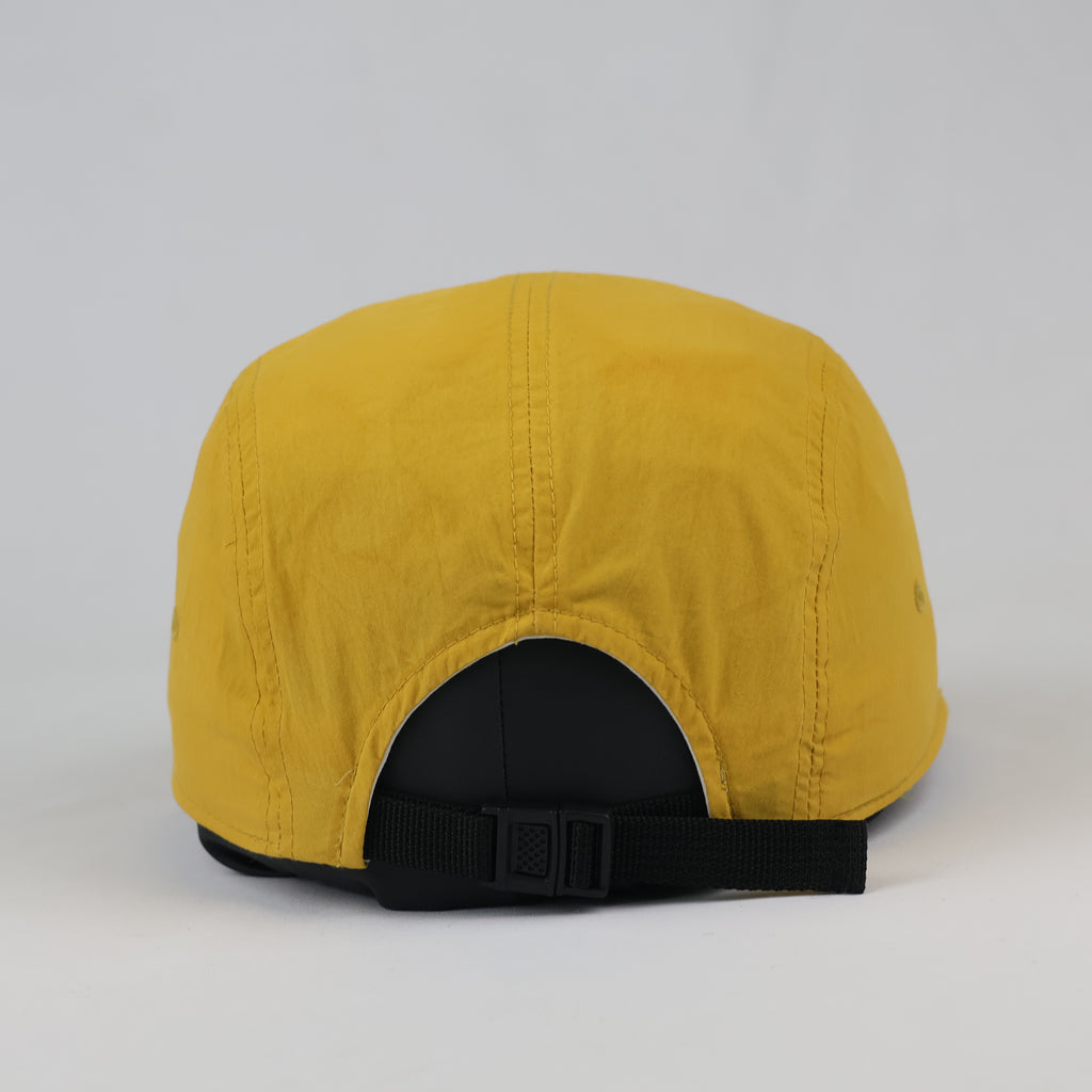 Thrifted Mustard Yellow 5 Panel Cap | Adjustable Size 57-59 cm