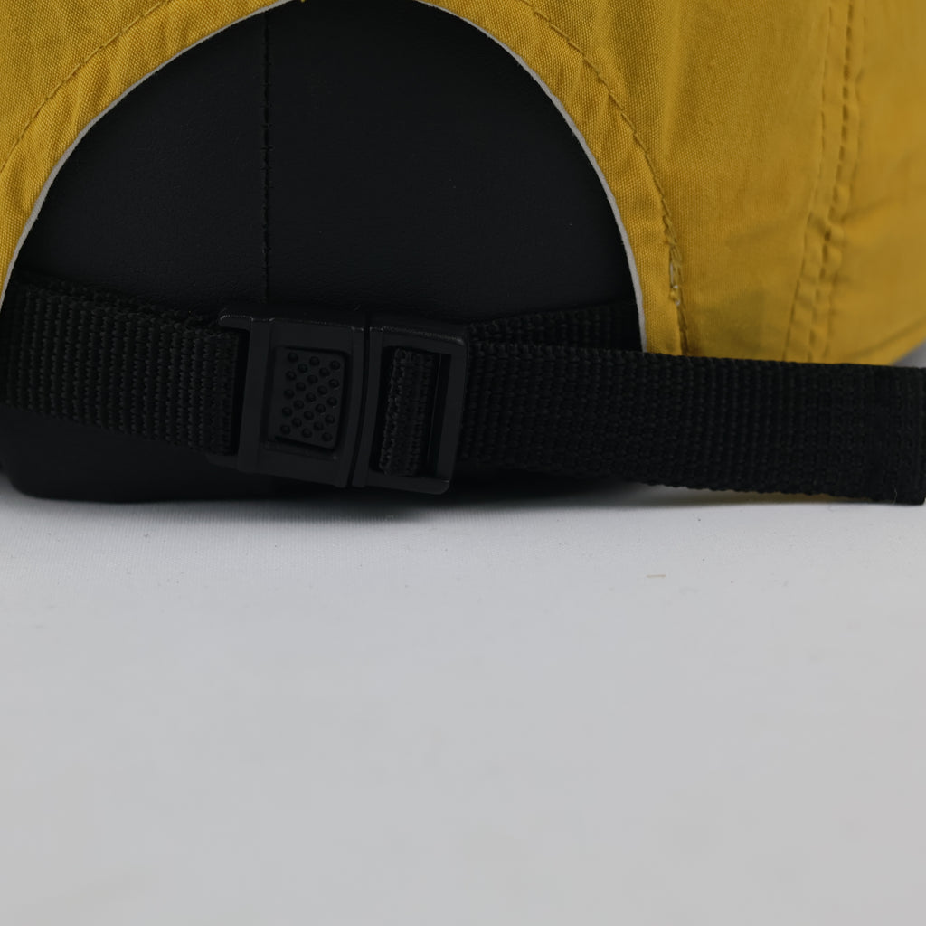 Thrifted Mustard Yellow 5 Panel Cap | Adjustable Size 57-59 cm