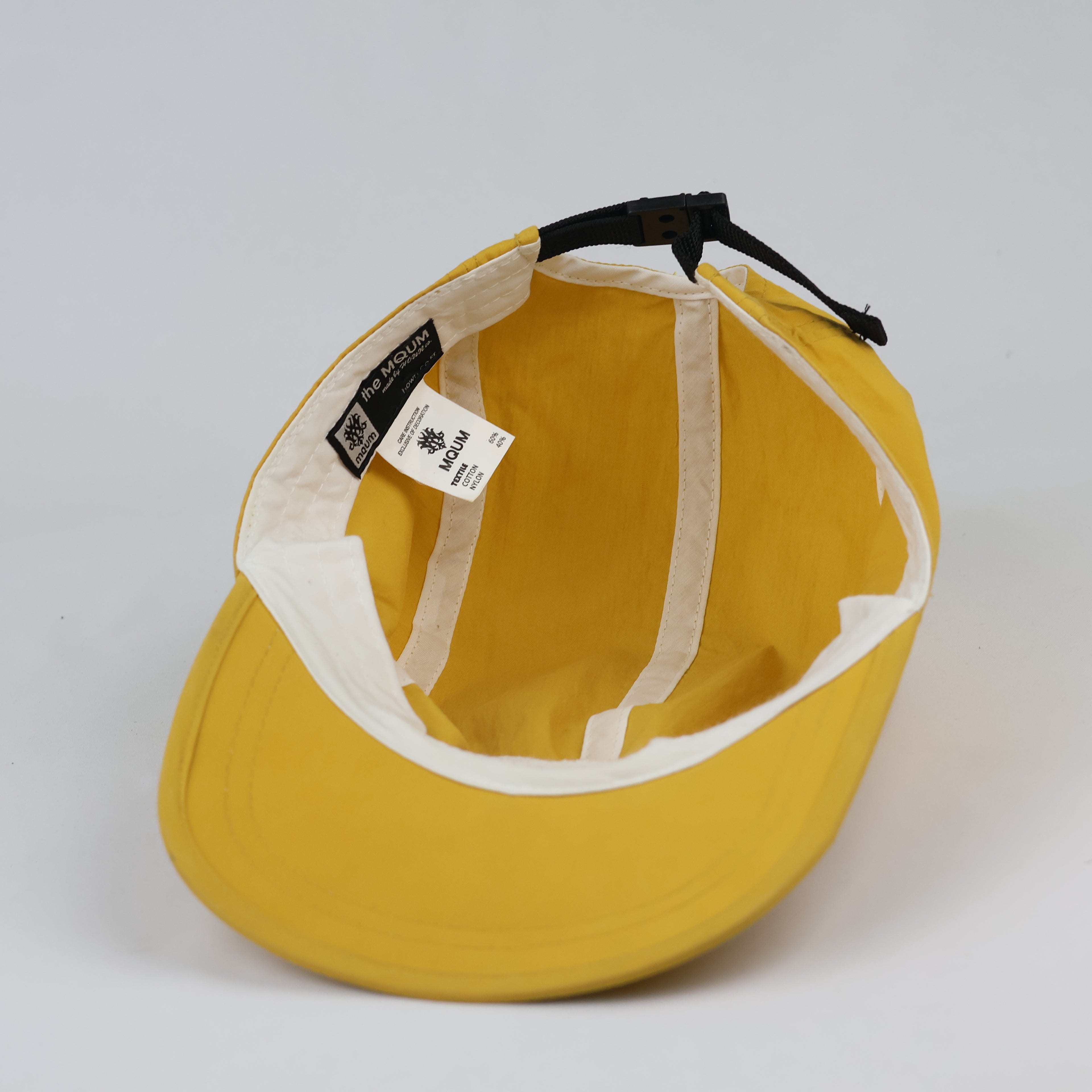 Thrifted Mustard Yellow 5 Panel Cap | Adjustable Size 57-59 cm