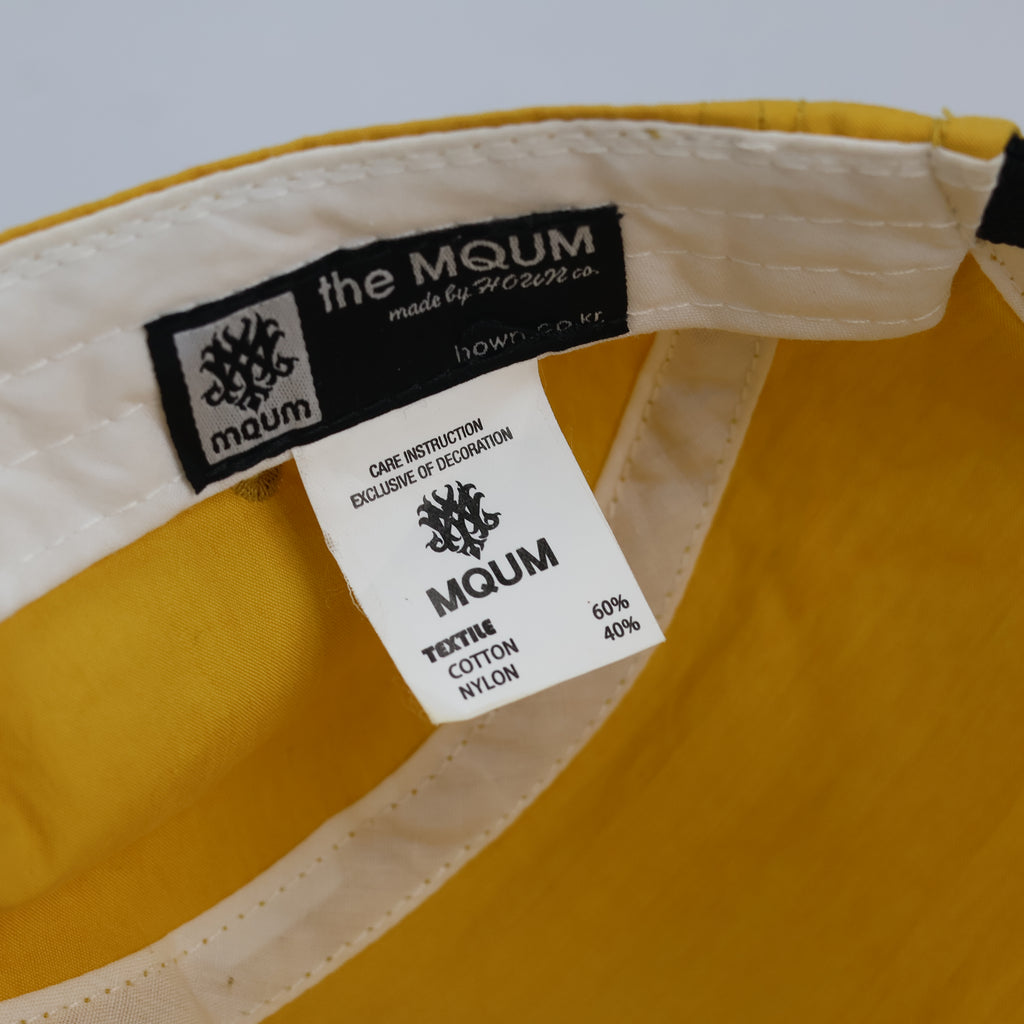 Thrifted Mustard Yellow 5 Panel Cap | Adjustable Size 57-59 cm