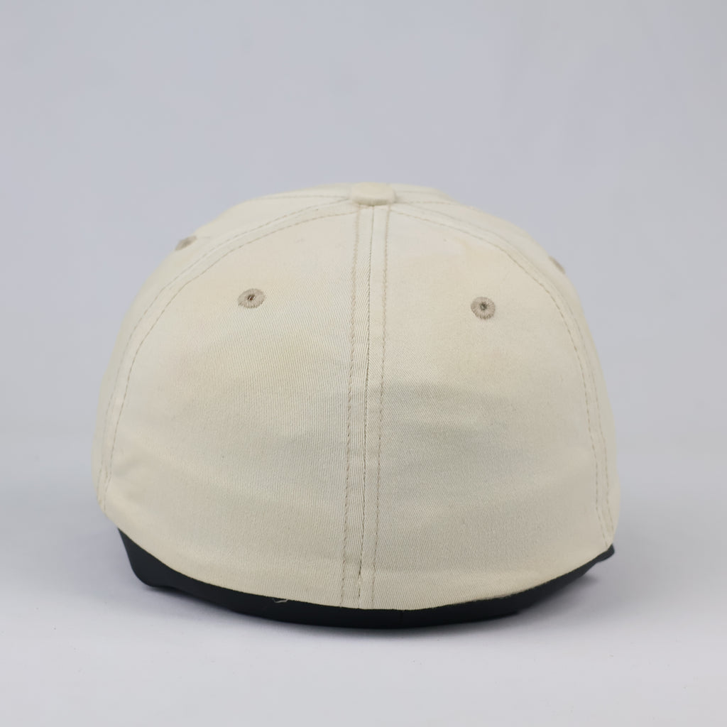 Thrifted Rip Curl Unifit Spellout Hat | Off-White Stretch Fit