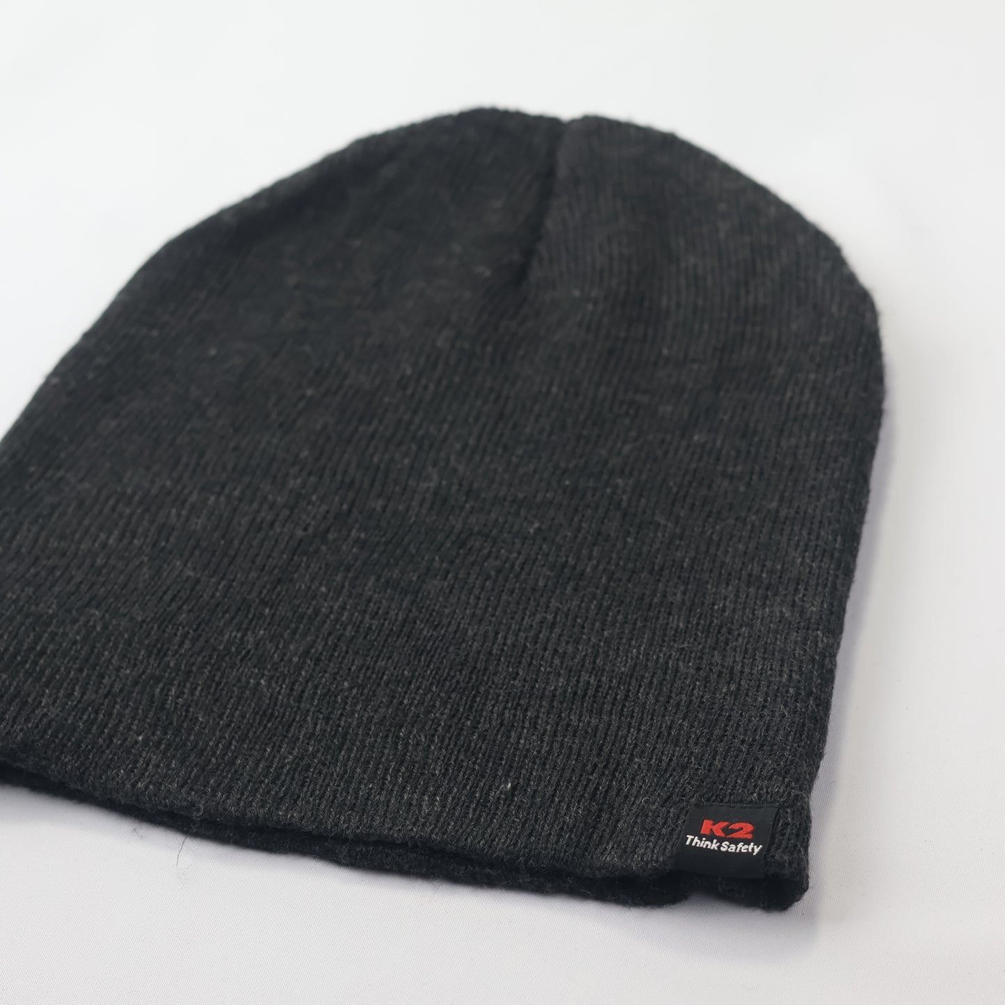 K2 "Think Safety" Workwear Beanie | Authentic Korean Outdoor Brand | Charcoal Grey