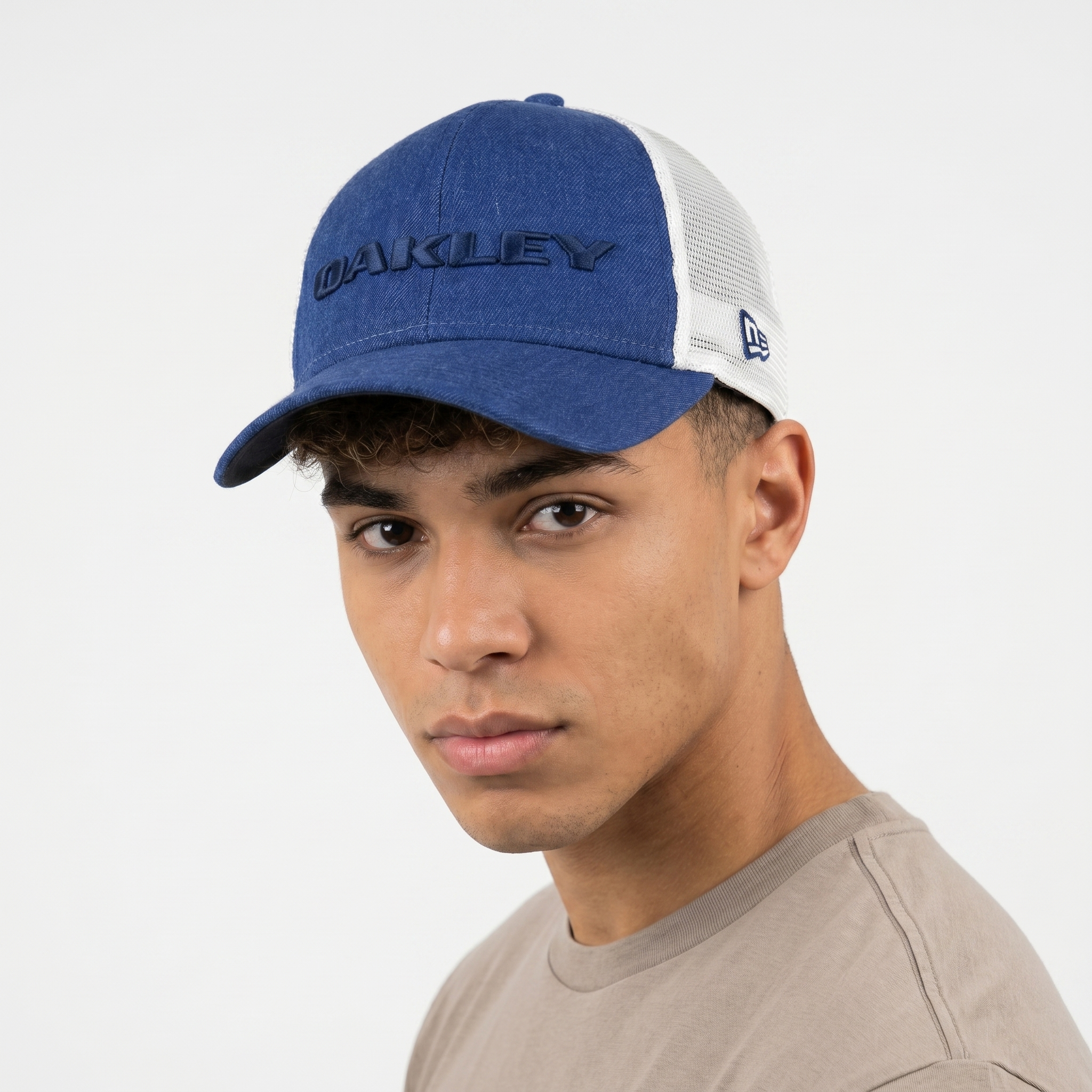 New Era 9FORTY Oakley Embroidered Royal Blue Trucker Hat